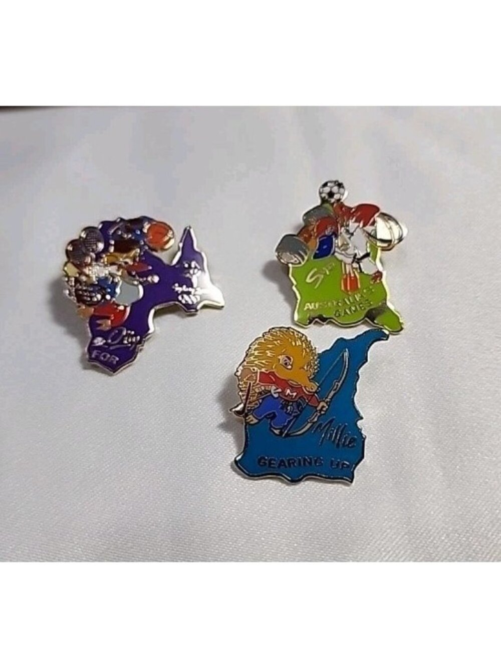 Vintage Olympics Mascot Trading Pins 2000 Australia‎ Games Millie Olly Syd Rare